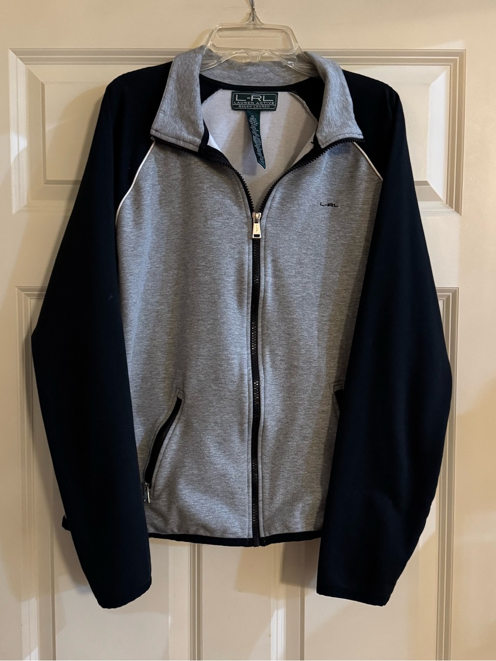 Ralph Lauren L-RL Active Jacket in Grey & Black